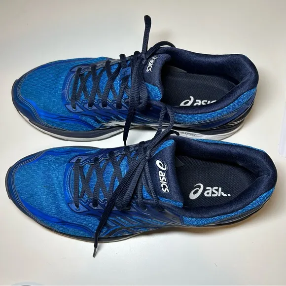 Asics GT 2000 5 Men's 10 Duomax T707N Blue Running Shoes Sneakers