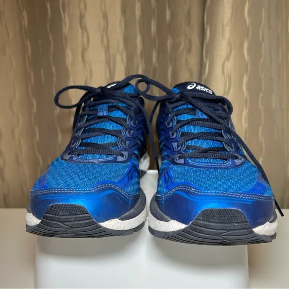 Asics GT 2000 5 Men's 10 Duomax T707N Blue Running Shoes Sneakers