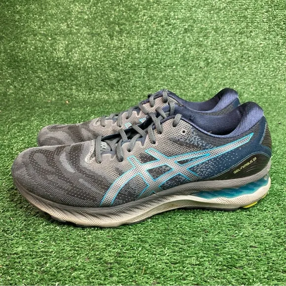 Asics Mens Gel-Nimbus 23 1011B005 Gray Running Shoes Sneakers Size 13