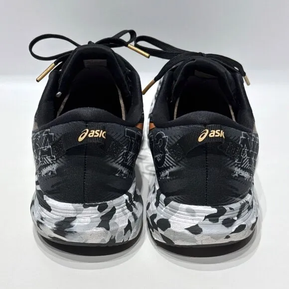 ASICS NOOSA TRI 13 Black Camo Pure Gold Running Shoes Sneakers Women’s Size 9.5