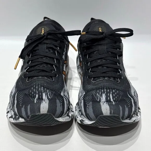 ASICS NOOSA TRI 13 Black Camo Pure Gold Running Shoes Sneakers Women’s Size 9.5