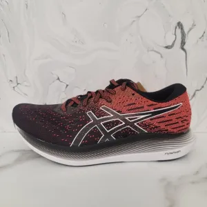 ASICS Women's EvoRide 2 Running Shoes, Black/Blazing Coral size 7