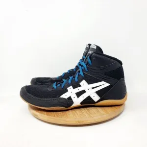 Asics Wrestling Shoes Mens 7 Matflex 7 Black White Boxing Sneakers High Top