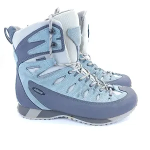Asolo Fission GV Gore-tex Womens Hiking Boots Vibram Mid/High Gray Size 8