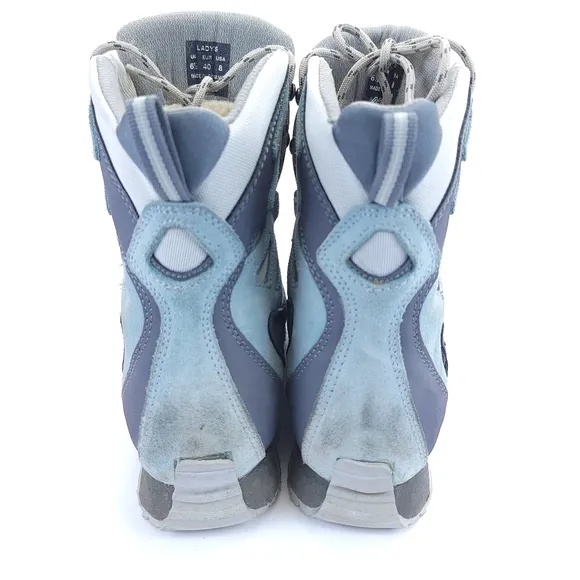 Asolo Fission GV Gore-tex Womens Hiking Boots Vibram Mid/High Gray Size 8