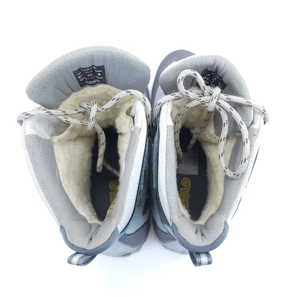 Asolo Fission GV Gore-tex Womens Hiking Boots Vibram Mid/High Gray Size 8