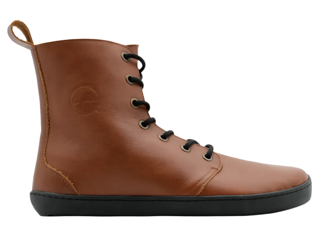 AYLLA BAREFOOT HIGH TOP CHIRI WINTER WOMENS - BROWN