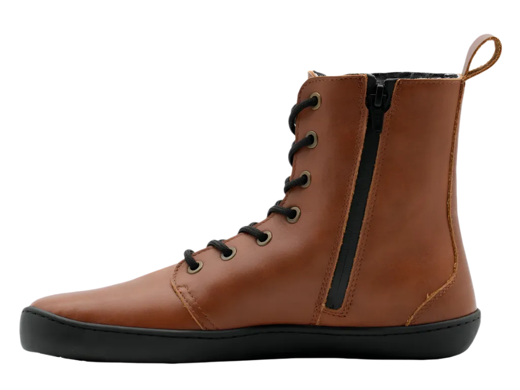 AYLLA BAREFOOT HIGH TOP CHIRI WINTER WOMENS - BROWN