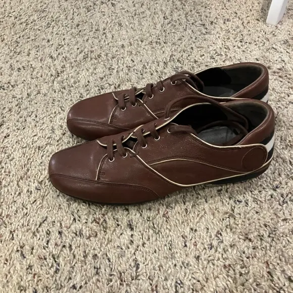 BALLY ACLASS Leather Sneakers Sport Shoes Casual Shoes EU 38