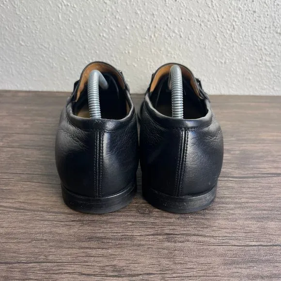 Bally‎ Candino Bit Loafer Casual Black Leather Shoes Mens Size 9.5 US