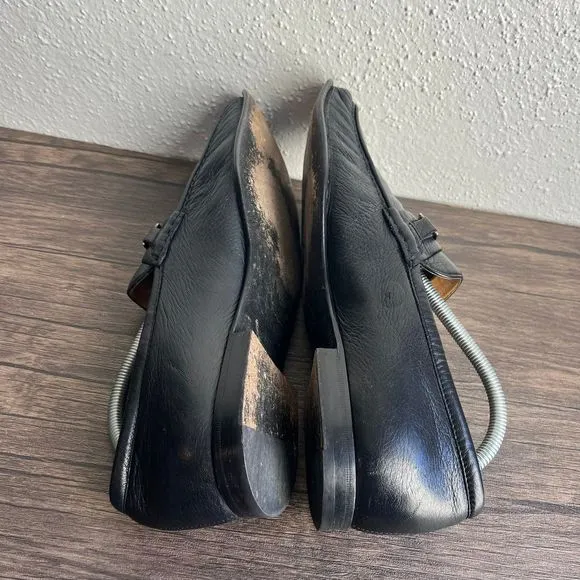 Bally‎ Candino Bit Loafer Casual Black Leather Shoes Mens Size 9.5 US