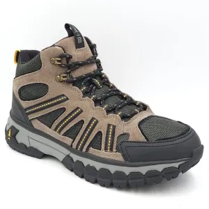 Bass Outdoor Men Hiking Boot Peak Hiker 2 Mid Size US 11.5M Olive Tan Suede Mesh