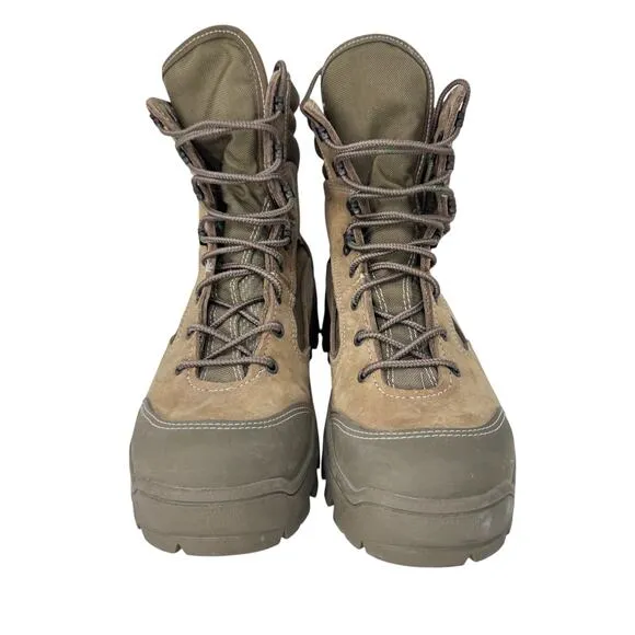 Bates Hot Weather Combat Hiking Boots Mens 8.5 Tan Vibram Olive Mojave E03612C
