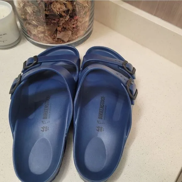 Birkenstock Arizona essential navy blue 46 Men's 13 New
