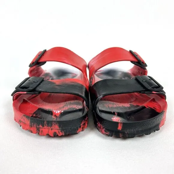 Birkenstock EVA Unisex Arizona Sandals Red Black Comfort EU 42 US Men 9-Women 11