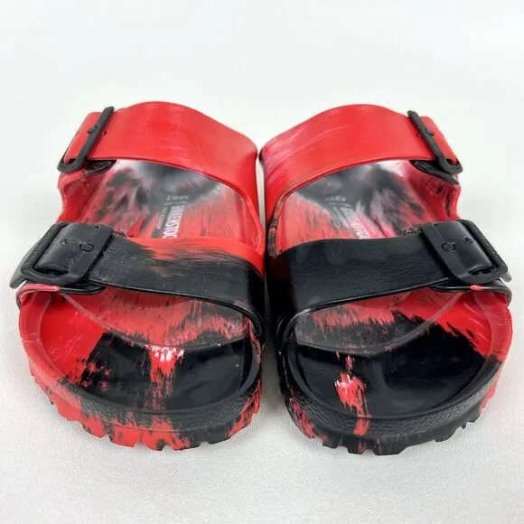 Birkenstock EVA Unisex Arizona Sandals Red Black Comfort EU 42 US Men 9-Women 11