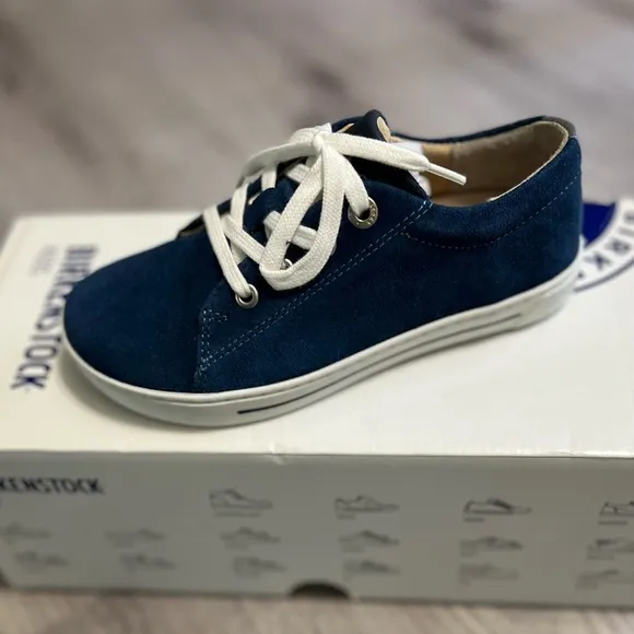 Birkenstock Kids Porto Suede Leather Sneakers K12
