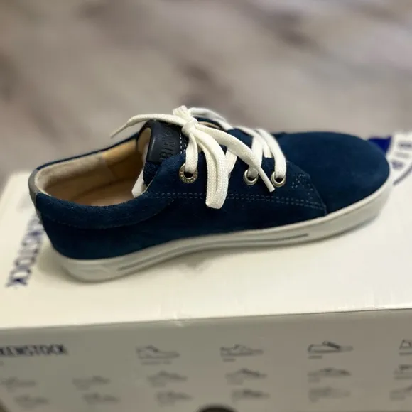Birkenstock Kids Porto Suede Leather Sneakers K12