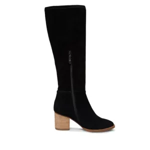 BLONDO &quot;Nada&quot; Black‎ Suede Waterproof Knee-High Boots w/Side Zip SIZE 7.5M EUC