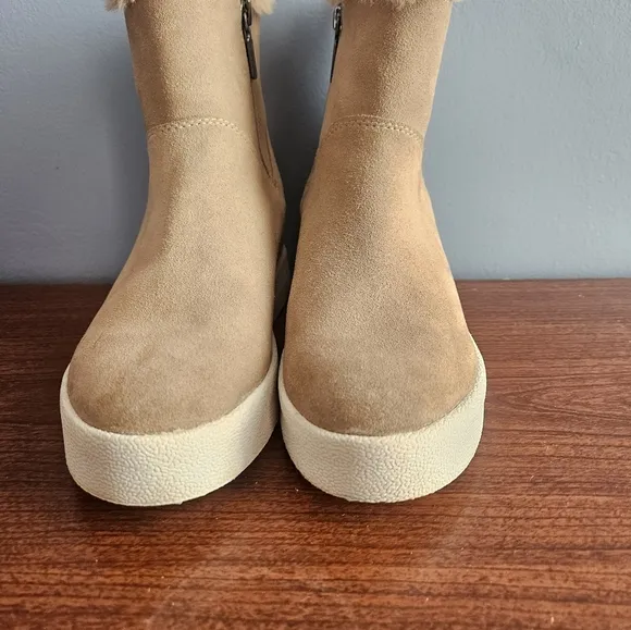Blondo Haven Waterproof Ankle Boots, Sand Suede, Women's 7.5 M