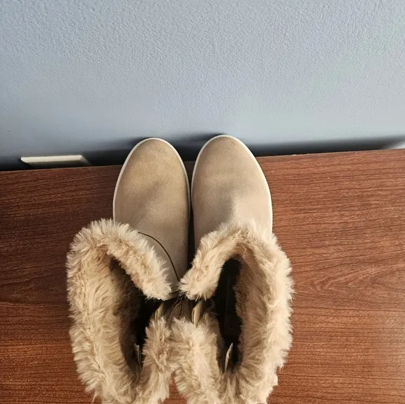 Blondo Haven Waterproof Ankle Boots, Sand Suede, Women's 7.5 M