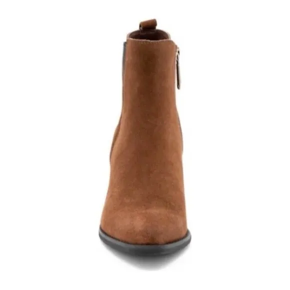 Blondo Waterproof Ankle Boots Brown Suede Leather Booties Size 9.5M New in Box