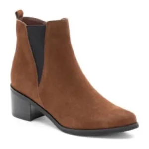 Blondo Waterproof Ankle Boots Brown Suede Leather Booties Size 9.5M New in Box