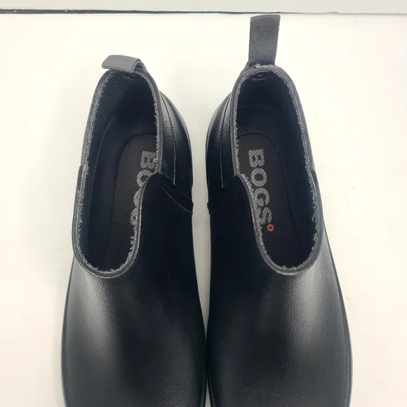 Bogs Flora Bootie 72349-001 Womens US 11 Rain Boots Black Rubber Waterproof