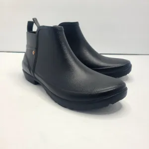 Bogs Flora Bootie 72349-001 Womens US 11 Rain Boots Black Rubber Waterproof