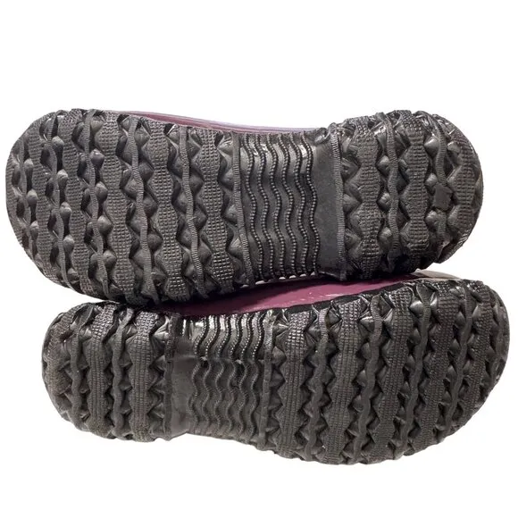 Bogs North Hampton Kaleidoscope Girls 13 Purple Rubber Waterproof Rain Boots