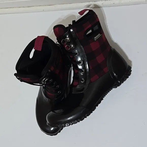 Bogs Sidney Lace Up Youth Waterproof Winter Boots