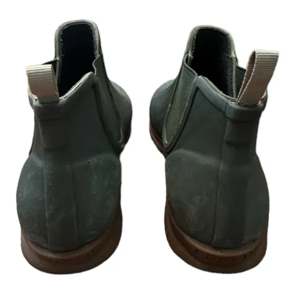 Bogs Sweetpea Slip On Rain Boots Waterproof Olive Green Ankle Women’s Size 7