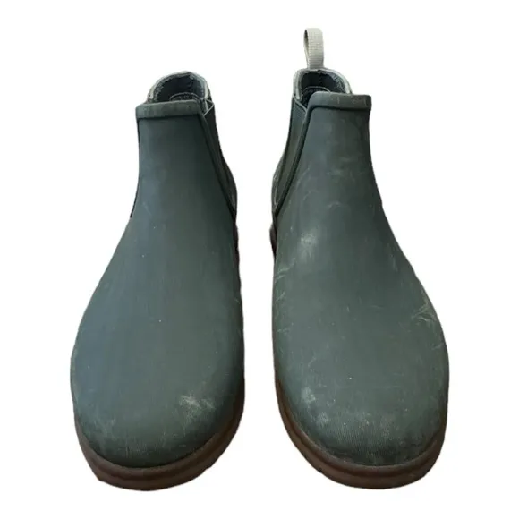 Bogs Sweetpea Slip On Rain Boots Waterproof Olive Green Ankle Women’s Size 7