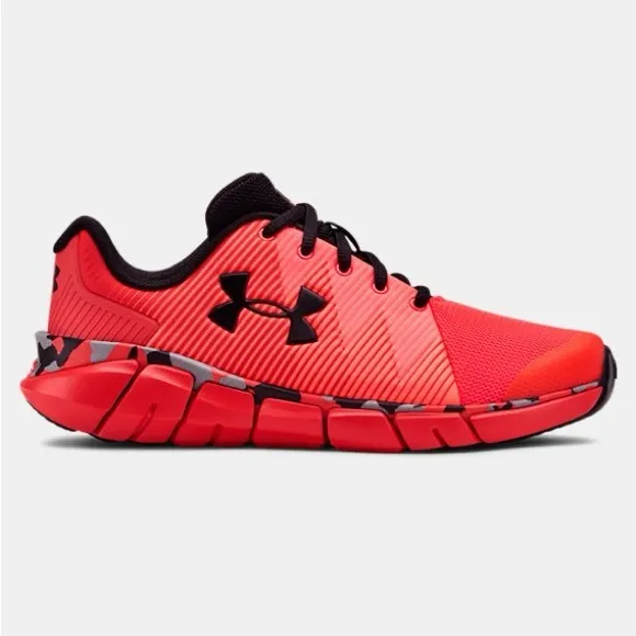 Boys Under Armour X Level Beta Red Scramjet 2 Running Shoes Size 5.5 Youth NEW