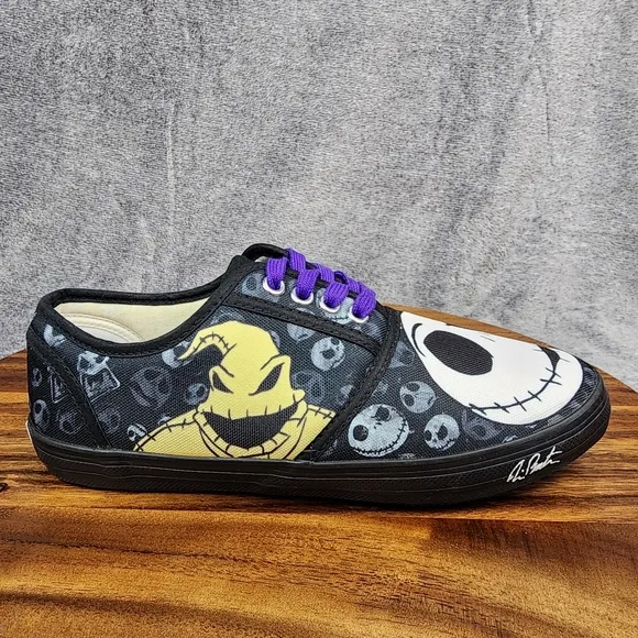 Bradford Exchange Nightmare Before Christmas Shoes Women's 7.5 Jack Sally Casual