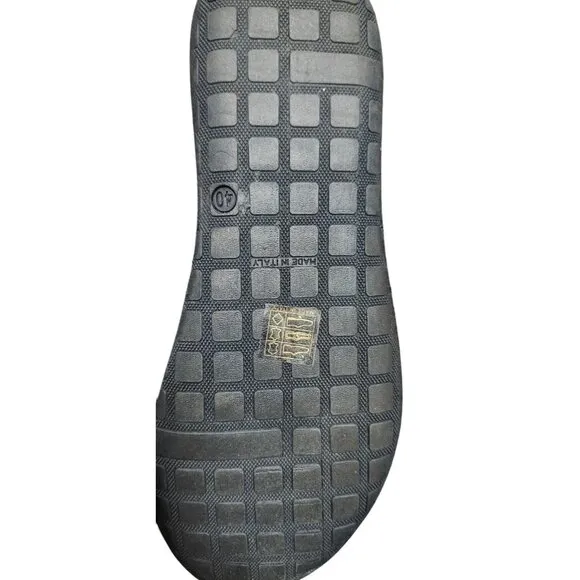 Brador RIO PETROLIO SANDALS Leather sandals Shoes made in Italy Size EU40/US10