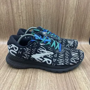 Brooks Adrenaline GTS 20 Run Happy Black Running Shoes 1103071D090 Men Sz 11.5 D