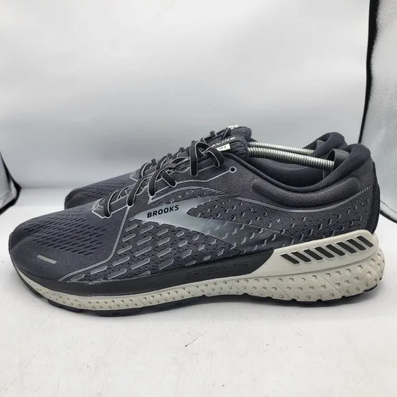 Brooks Adrenaline GTS 21 Mens 14 Black Running Shoes Sneakers 1103491D093