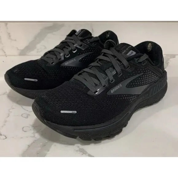 BROOKS Adrenaline GTS 22 Black 4E WIDE Fit Running Shoes Mens 10.5 Fast Shipping