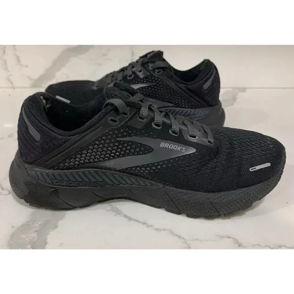 BROOKS Adrenaline GTS 22 Black 4E WIDE Fit Running Shoes Mens 10.5 Fast Shipping