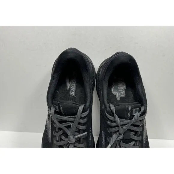 Brooks Adrenaline GTS 22 Men's Size 9.5 Running Shoes Triple Black 1103661D020