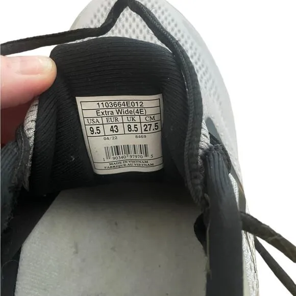 Brooks Adrenaline GTS 22 Sz 9.5 Men Running Shoes Alloy/Grey/Black