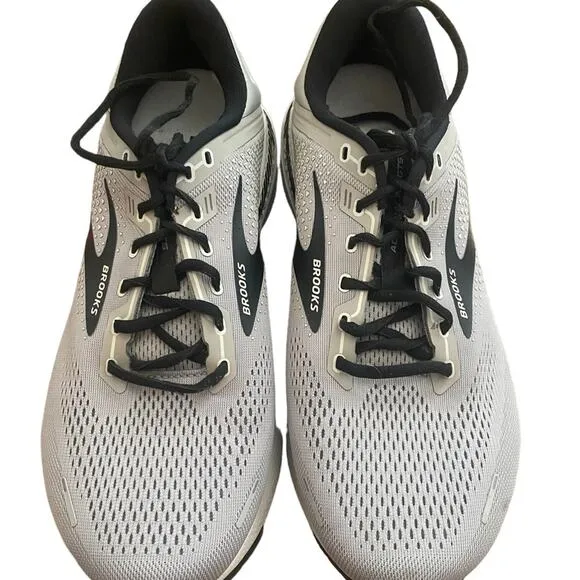 Brooks Adrenaline GTS 22 Sz 9.5 Men Running Shoes Alloy/Grey/Black