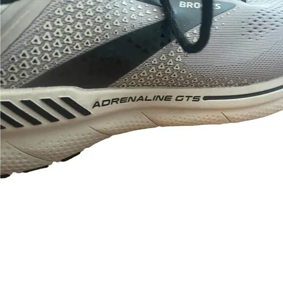 Brooks Adrenaline GTS 22 Sz 9.5 Men Running Shoes Alloy/Grey/Black