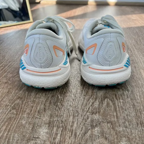 Brooks Adrenaline GTS 23 Coconut Papaya Blue Running Shoes