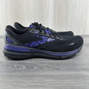 Brooks Adrenaline GTS 23 Size 10.5 Mens Black Purple Athletic Running Shoes