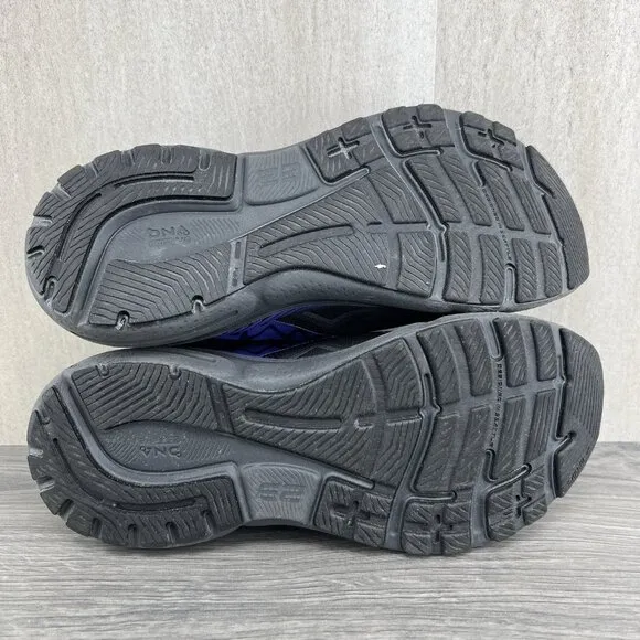 Brooks Adrenaline GTS 23 Size 10.5 Mens Black Purple Athletic Running Shoes