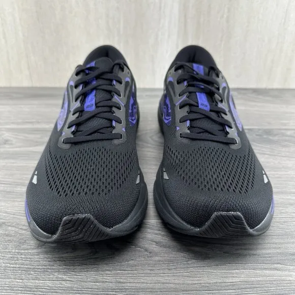Brooks Adrenaline GTS 23 Size 10.5 Mens Black Purple Athletic Running Shoes