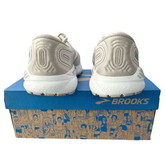 Brooks Ariel GTS 23 Athletic Running Shoes Chateau Grey White Cloud Size 7 Wide