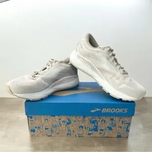Brooks Ariel GTS 23 Athletic Running Shoes Chateau Grey White Cloud Size 7 Wide